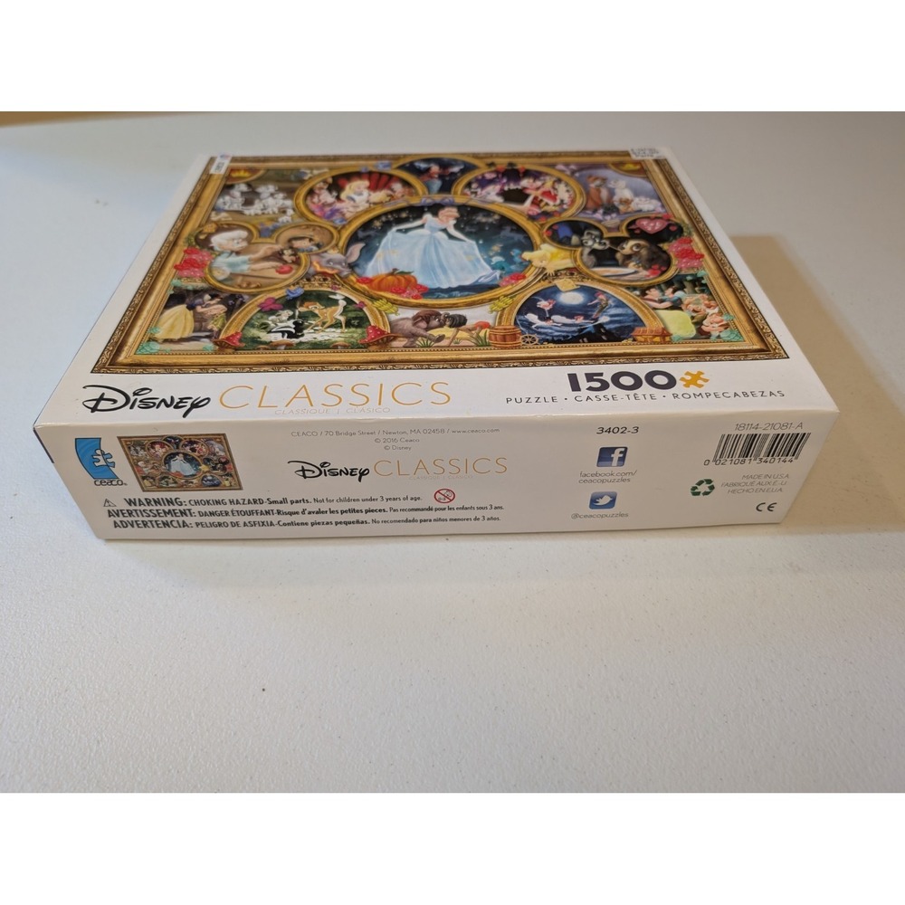 Disney Classics 1500 Piece Puzzle by Ceaco – All Pieces Believed Present - Picture 2 of 3
